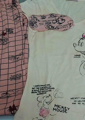 Mavi Baskılı Pop Kültür Pijama takımları - Görsel 3