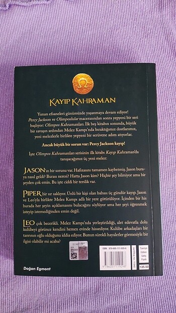  Kayıp Kahraman -Rick Riordan 