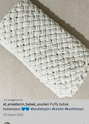 Puffy Pie Puffy bebek battaniyesi