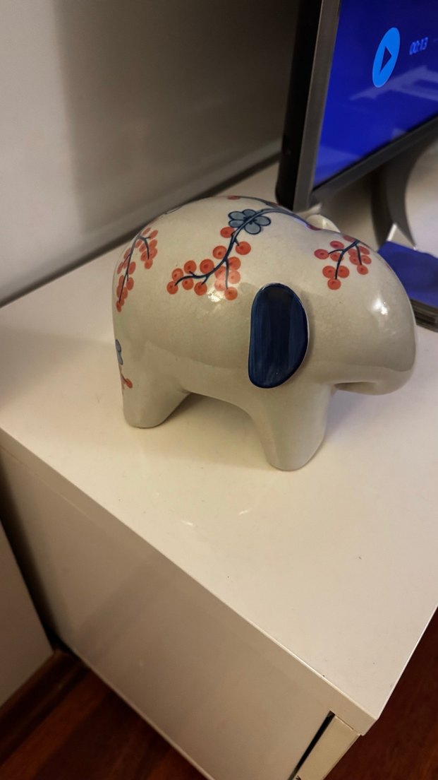 Paşabahçe seramik fil - Görsel 2