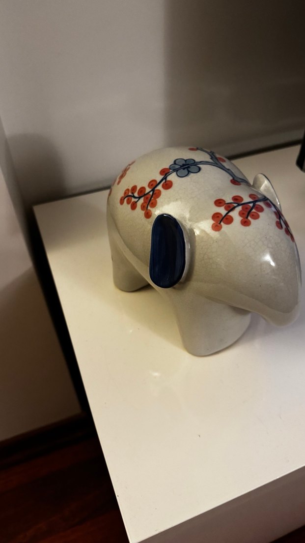 Paşabahçe seramik fil - Görsel 3