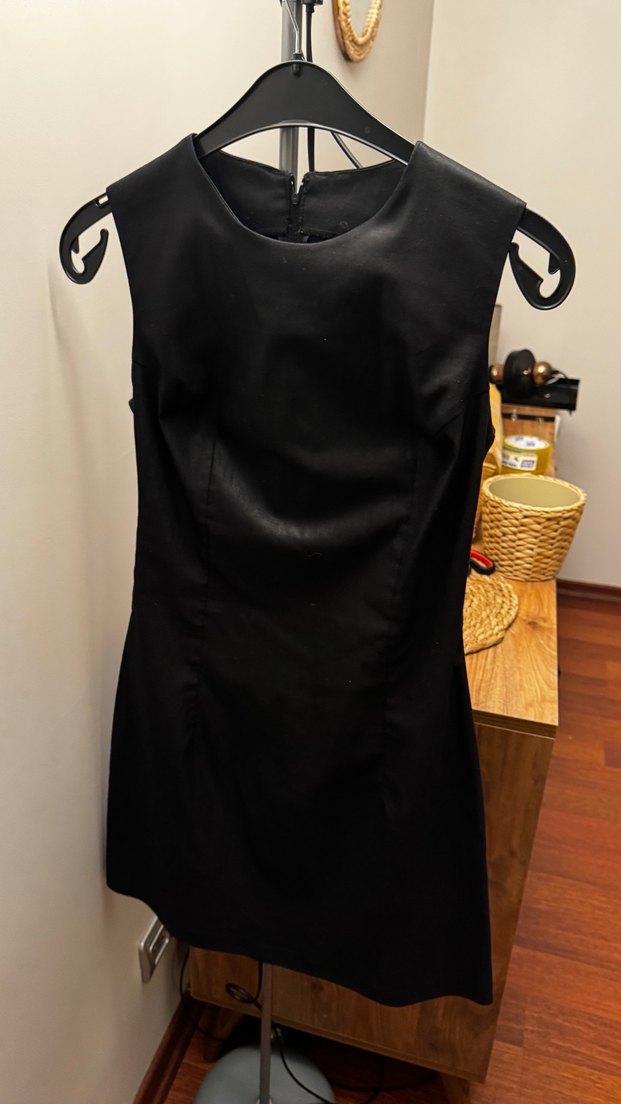 Adres marka Siyah Mini Elbise - Görsel 2