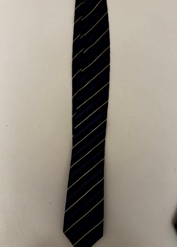 Siyah Çizgili Erkek Kravat - Görsel 2