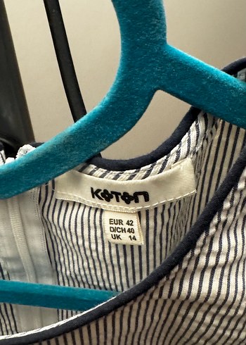 Gri Kolsuz  Midi Elbise koton marka - Görsel 2