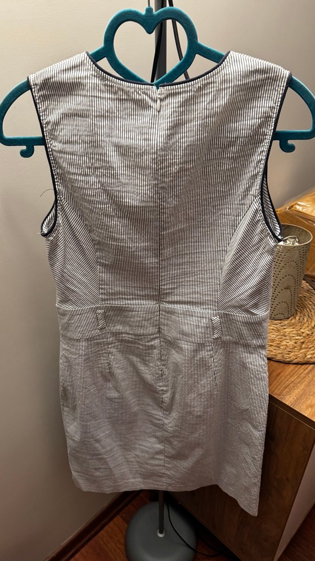 Gri Kolsuz  Midi Elbise koton marka - Görsel 3