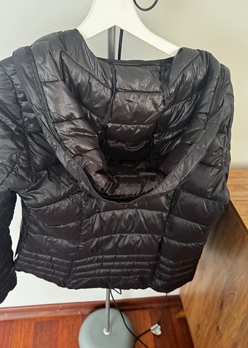 Siyah Fermuarlı Kadın  Mont - Görsel 2