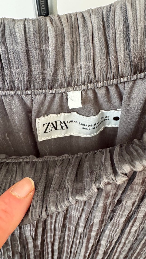 Zara marka pliseli etek - Görsel 4