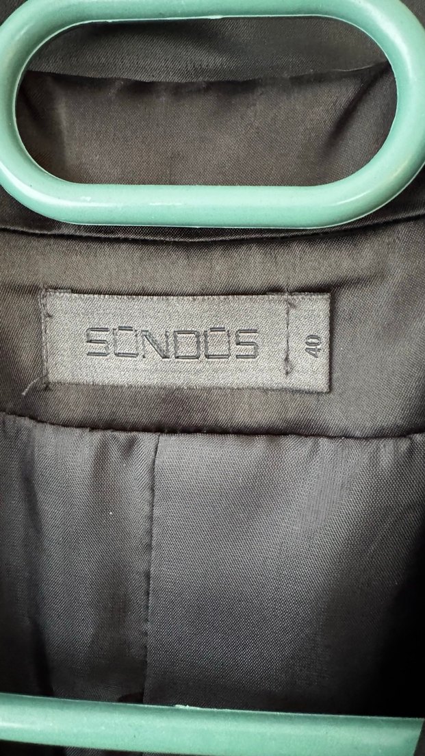 Siyah Kadın Saten Blazer Ceket ve etek takım - Görsel 4