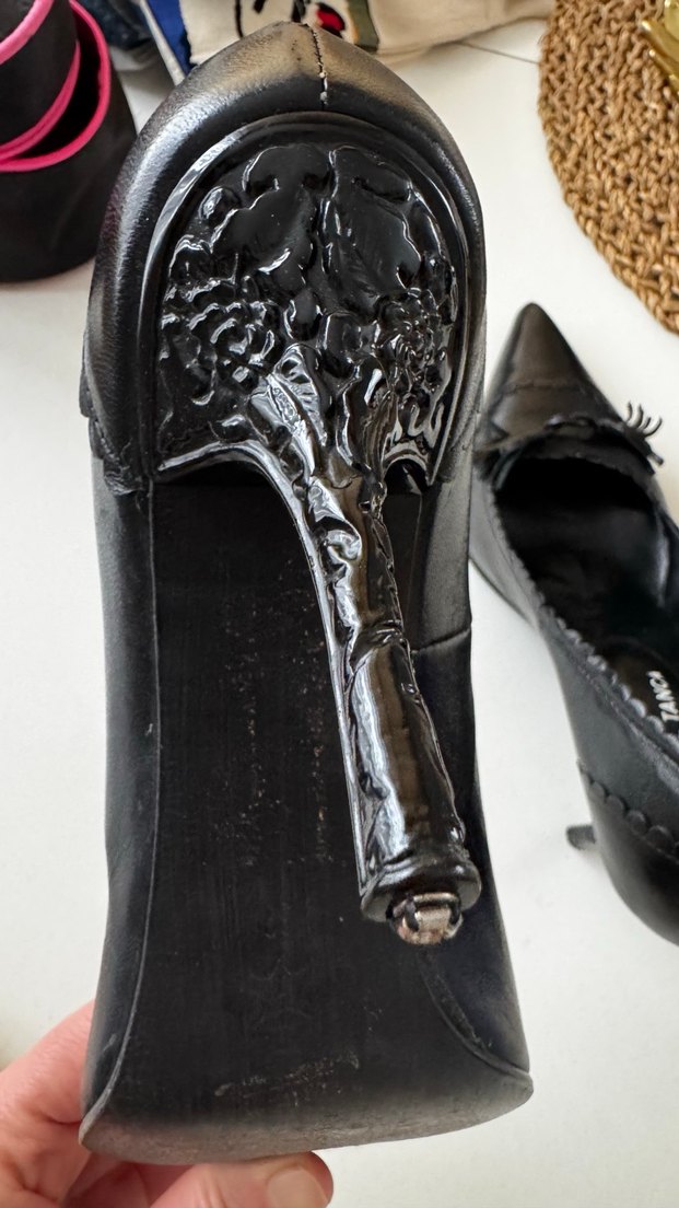 Kemal Tanca hakiki deri Püsküllü Stiletto Topuklu Kadın Ayakkabı - Görsel 4