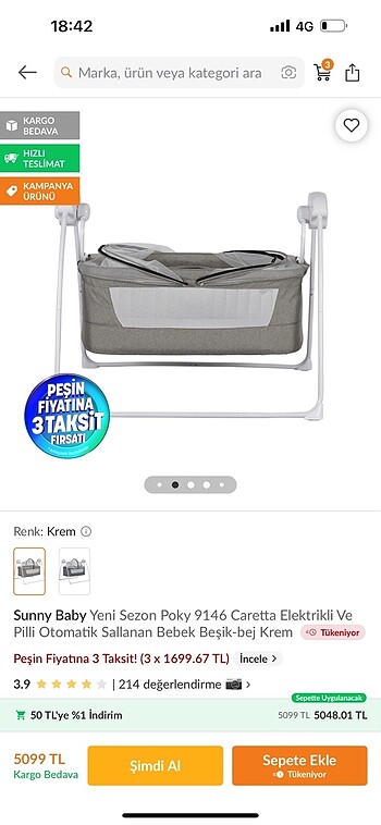 Beden Elektronik sallanan beşik