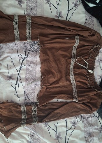 Gotik Esintili Boho bluz - Görsel 3