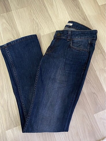 İslanyol Paça Vintage Orta Bel Jean
