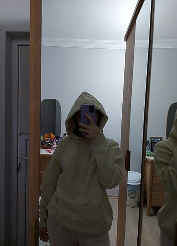 xs Beden ten rengi Renk defacto bej sweatshirt