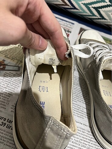 43 Beden gri Renk Converse Allstar Spor Ayakkabı