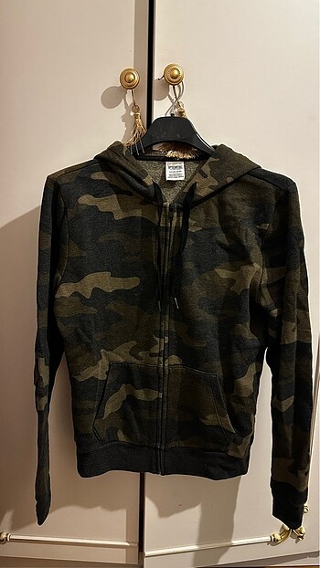 pink kamuflaj full zip
