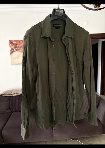 Haki Erkek Gömlek Mudo marka - Görsel 2
