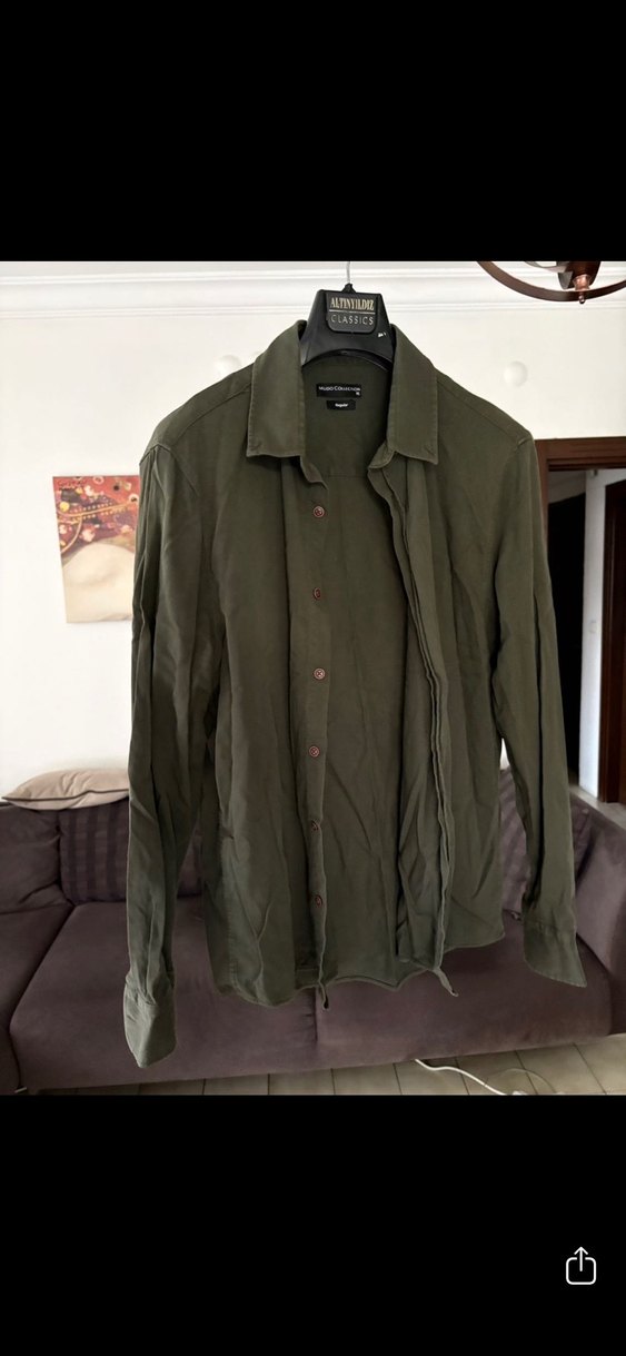 Haki Erkek Gömlek Mudo marka - Görsel 2