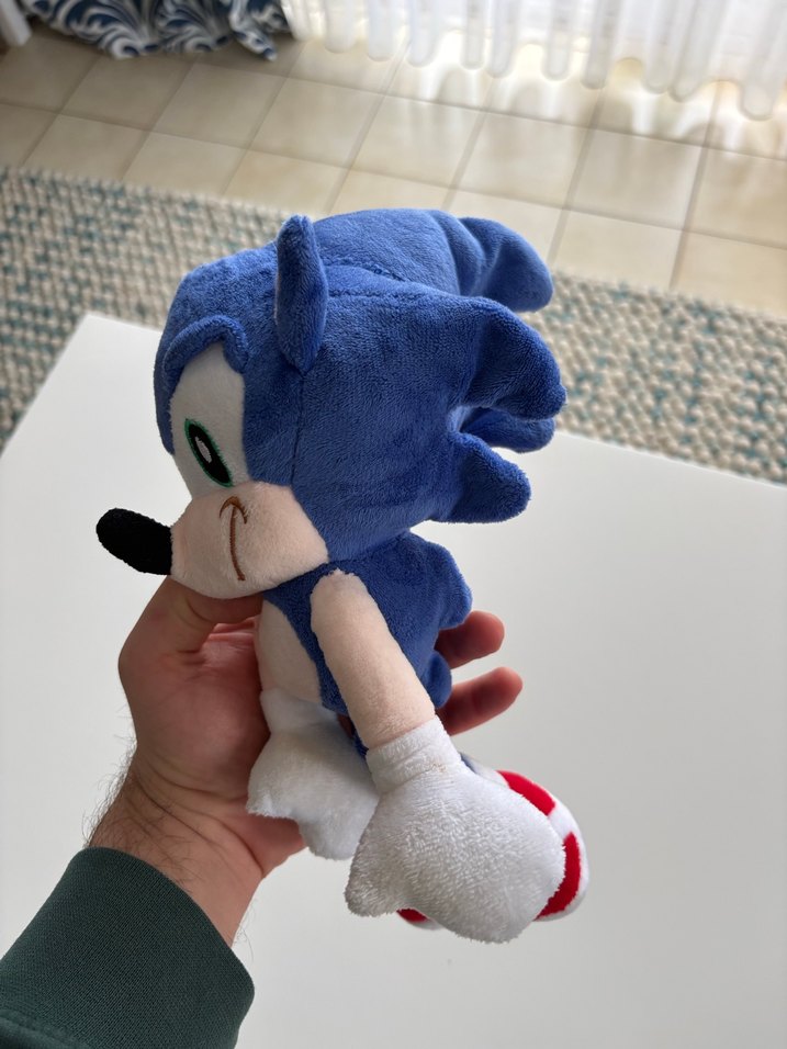 Mavi Renkli Peluş Sonic Figür - Görsel 4