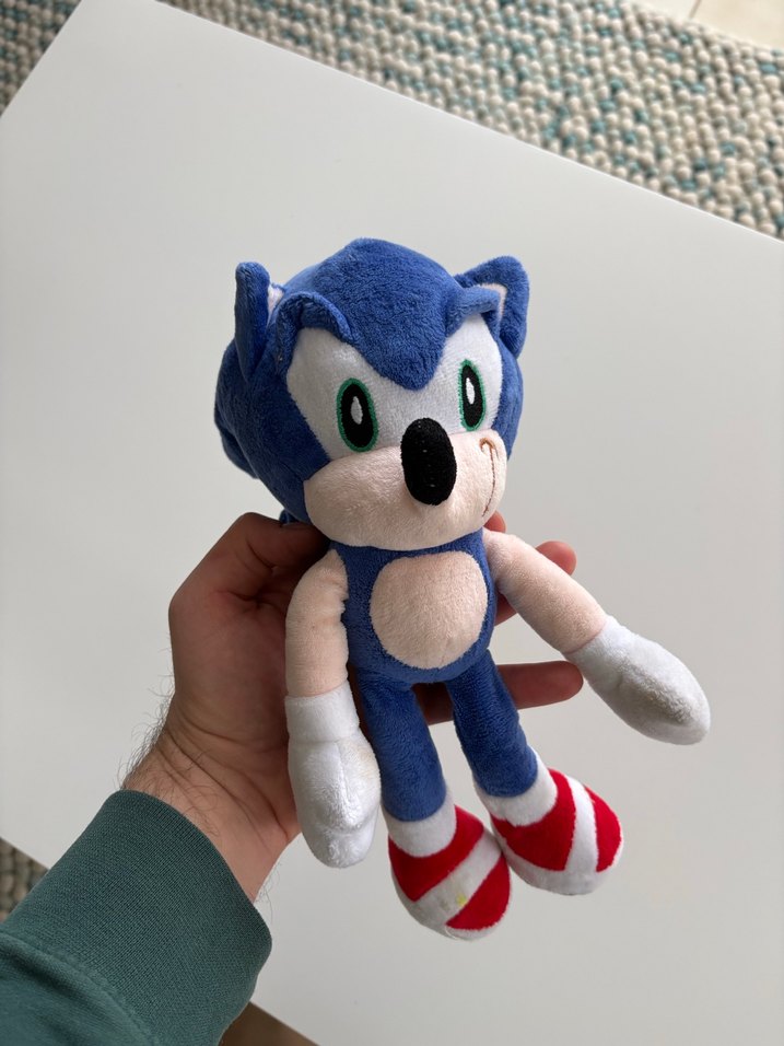 Mavi Renkli Peluş Sonic Figür - Görsel 3