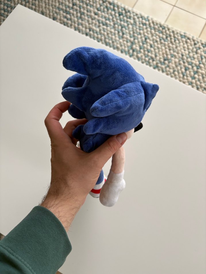 Mavi Renkli Peluş Sonic Figür - Görsel 2