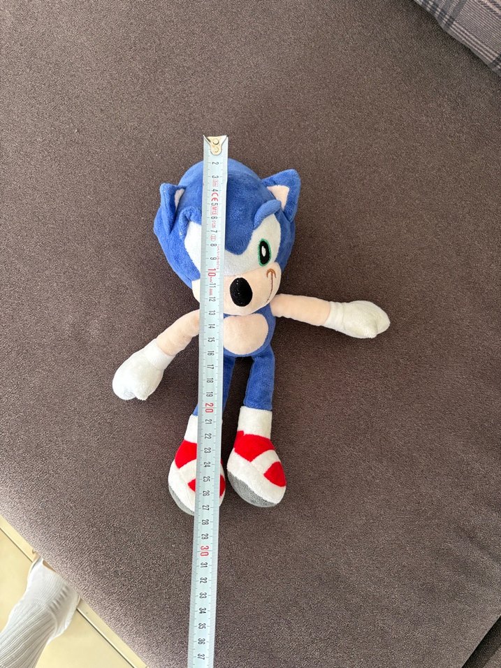 Mavi Renkli Peluş Sonic Figür - Görsel 5