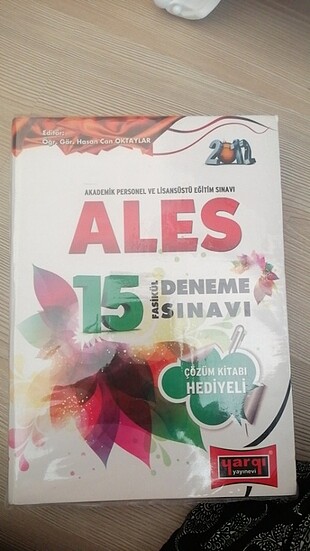 Ales deneme seti çözüm kitabı içinde