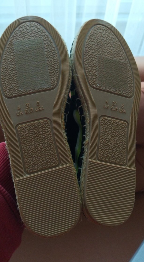 Renkli Çizgili Kadın Dolgu Topuk Espadril - Görsel 3