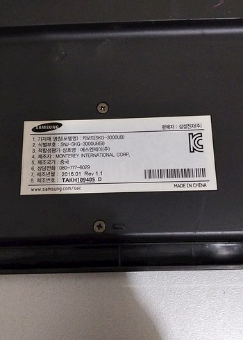 Samsung Siyah Kablolu Klavye - Görsel 10