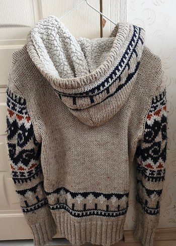 Bohem Desenli Örgü Hırka - Görsel 3