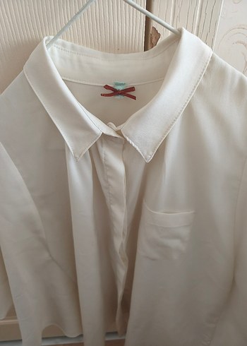 Beyaz  Kadın Gömlek - Görsel 4