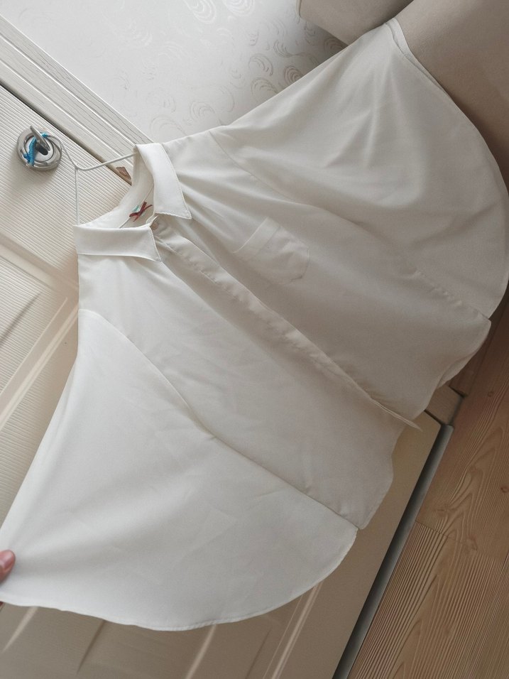 Beyaz  Kadın Gömlek - Görsel 3