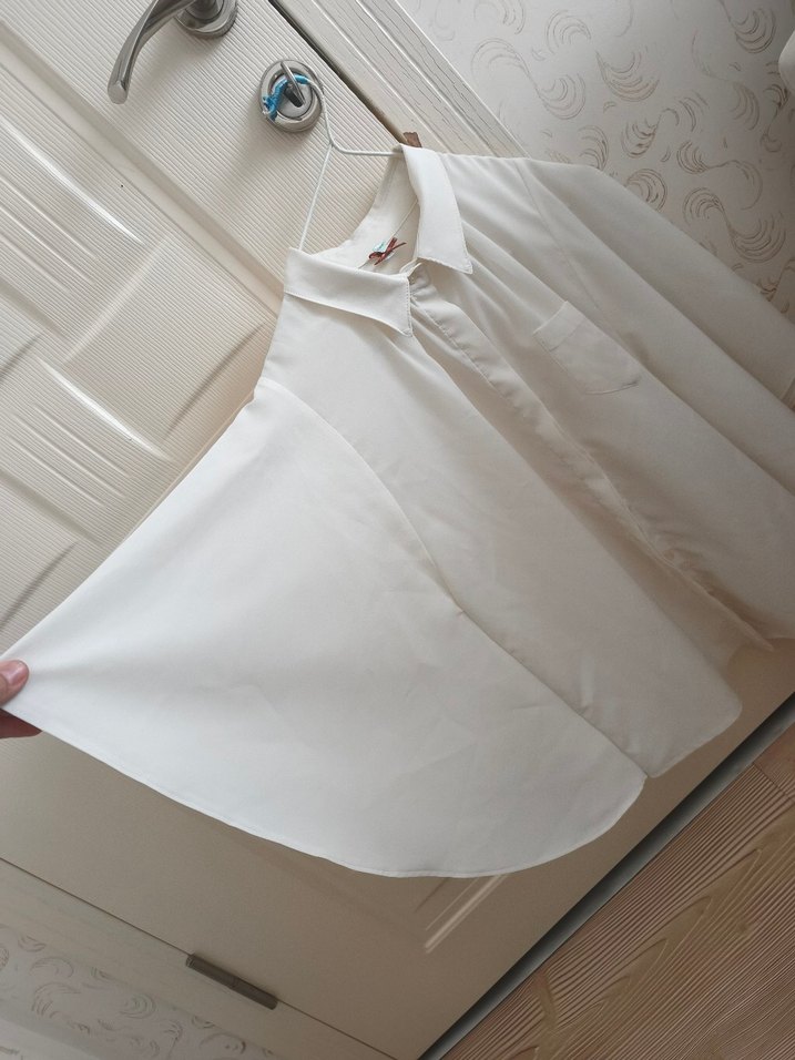 Beyaz  Kadın Gömlek - Görsel 2