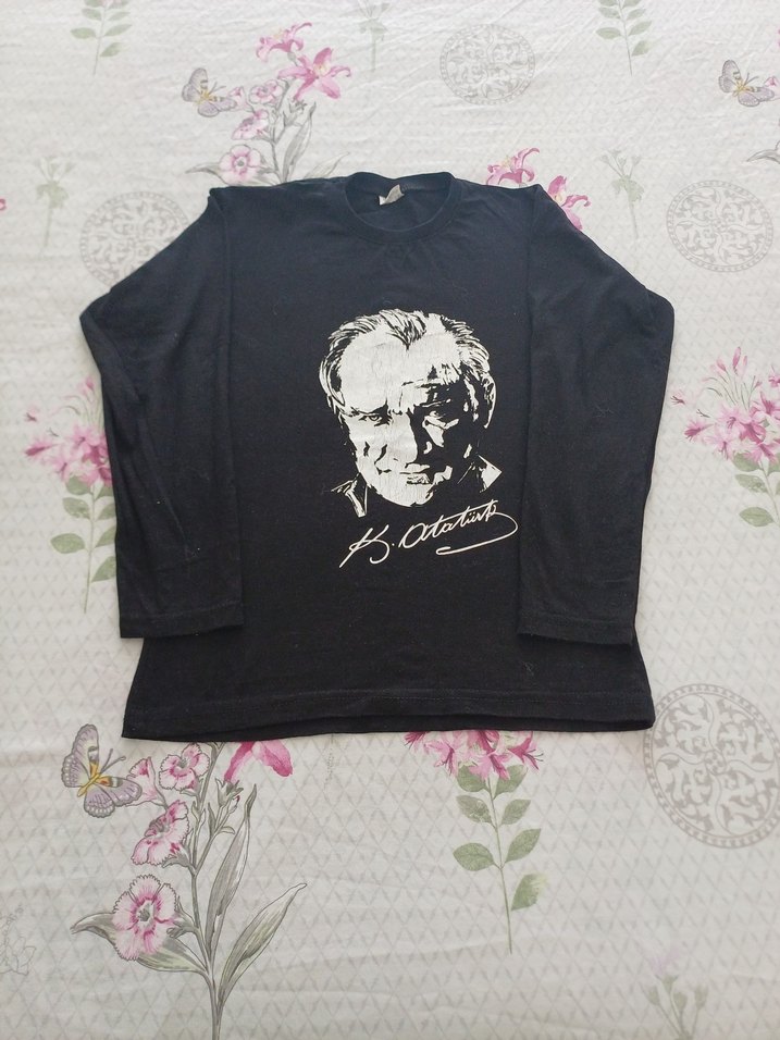 Kemerli Siyah Kız Çocuk Bol Kesim Pantolon - Görsel 5