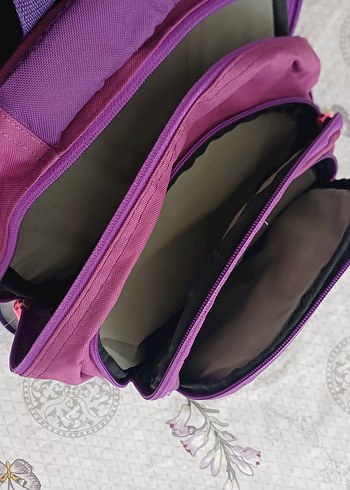 Renkli Kelebek Desenli Mor Çocuk Sırt Çantası - Görsel 8