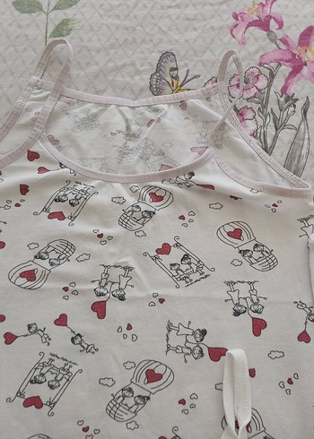 Çocuk İç Atletleri, Pastel Renkli, Düz ve Desenli - Görsel 4