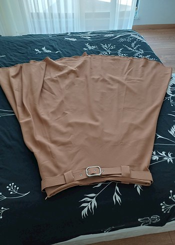 Bej Kadın Uzun Salaş Etek - Görsel 2