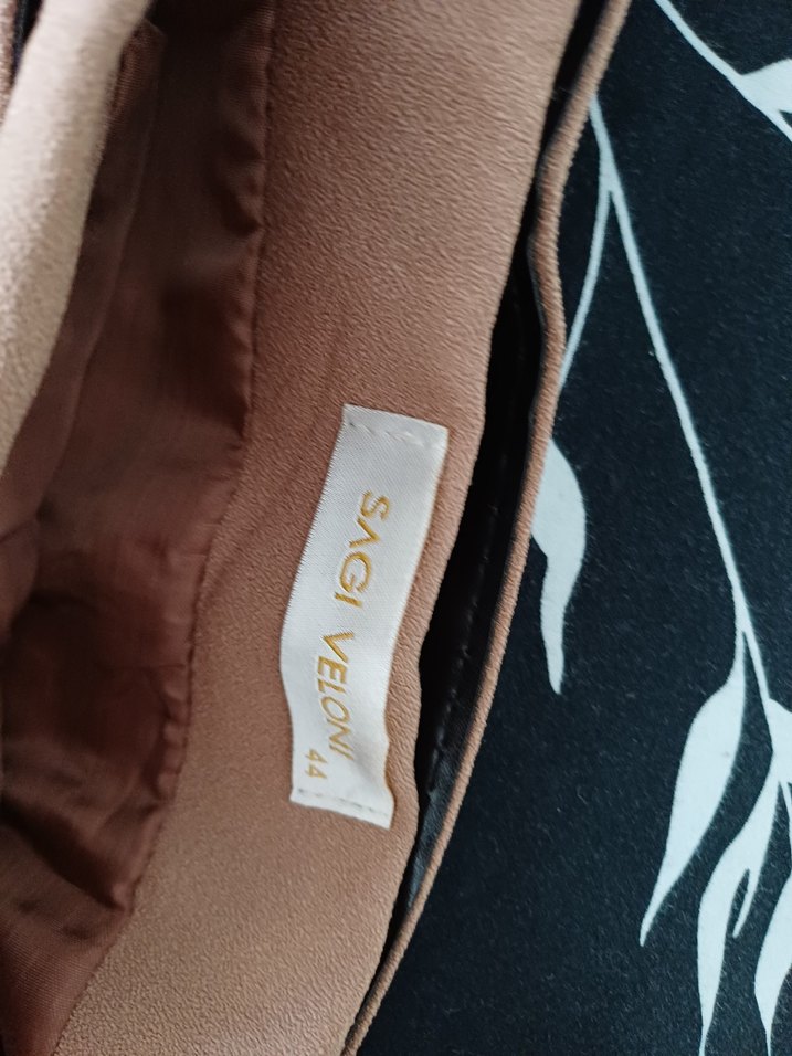 Bej Kadın Uzun Salaş Etek - Görsel 5