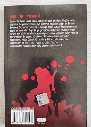  All You Need Is Kill Öldür Yeter 2. Cilt hasarsız çizgi roman