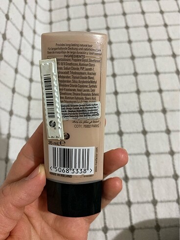 Max Factor Max factor fondöten