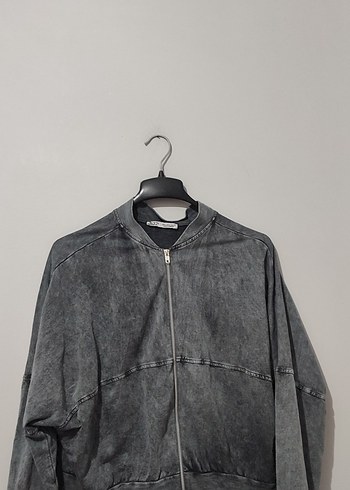 Gri Denim Sweatshirt