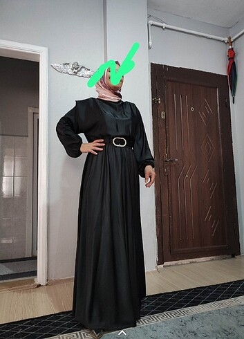 Abiye uzun tesettür 