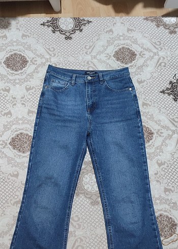 Kadın Mavi Normal Kesim Denim Jean