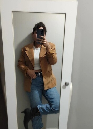 Kadife blazer ceket