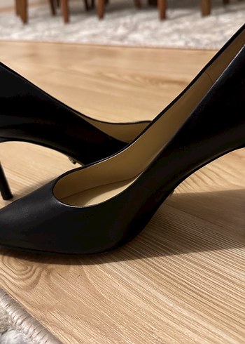 36 Beden siyah Renk Aldo - Siyah Deri Stiletto Kadın Topuklu