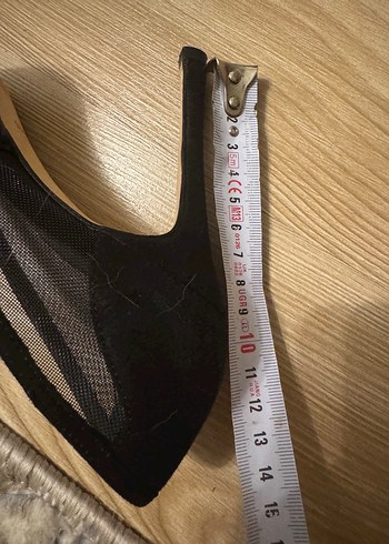 36 Beden siyah Renk Beymen - Siyah Transparan Detaylı Stiletto Topuklu Ayakkabı