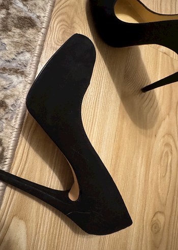 Beymen Club Beymen - Siyah Süet Stiletto Topuklu Kadın Ayakkabı