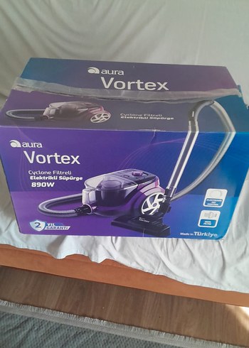 Aura Vortex 890W Mor Elektrikli Süpürge