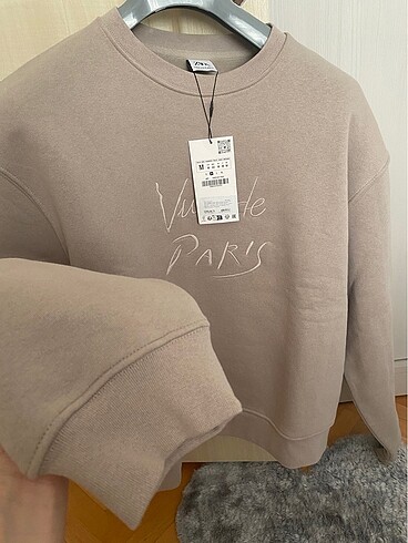 m Beden ten rengi Renk Zara Sweatshirt