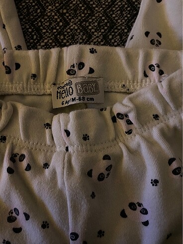 3-6 Ay Beden Pijama altı