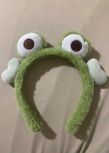 Yeşil Kabartmalı Pop Kültür Kız Saç Bandı - Görsel 2